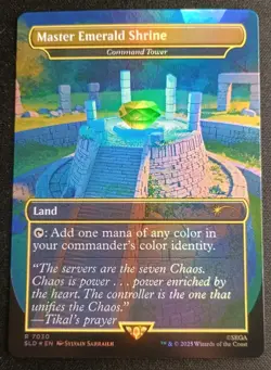 MTG Secret Lair Sonic the Hedgehog - Command Tower - Foil Borderless - Image 1