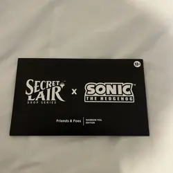 Magic The Gathering Secret Lair Sonic Friends And Foes Rainbow Foil New Sealed - Image 1