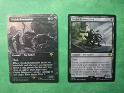 MTG Orcish Bowmasters Lord Of The Rings Set Of Two (Regular And Borderless) - Image 1