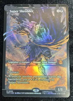 Magic MTG - Super Shredder (Showcase) FOIL Teenage Mutant Ninja Turtles #M 285 - Image 1