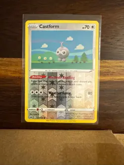 Castform 121/198 Common Chilling Reign Pokemon Reverse Holo Near Mint - Image 1