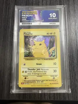 2023 Pokemon Charizard & Ho-Oh Deck CLC 008/034 Pikachu ACE 10 English - Image 1