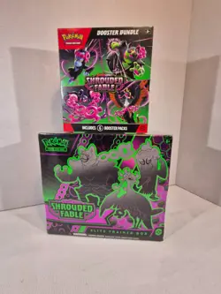 Pokemon TCG Shrouded Fable ETB and Booster Bundle Set--New Factory Sealed - Image 1