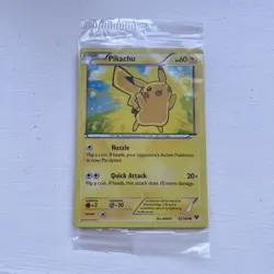 XY Base Set Pikachu cosmos Holo 42/146 - 2014 promo Pokemon Card - Sealed/New - Image 1
