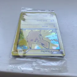 XY Base Set Pikachu cosmos Holo 42/146 - 2014 promo Pokemon Card - Sealed/New - Image 5