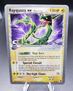 Pokemon TCG Rayquaza EX Delta Species 97/101 - World Championship Dented - Image 1