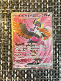 Pokemon TCG Shrouded Fable Holo Fezandipiti ex 084/064 - Image 1