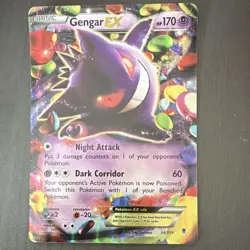The Pokemon Company Gengar EX XY Phantom Forces Ultra Rare Holo 34/119 170 HP - Image 1