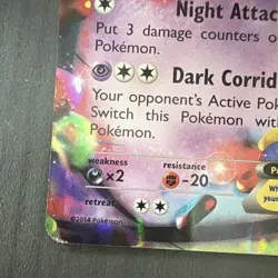 The Pokemon Company Gengar EX XY Phantom Forces Ultra Rare Holo 34/119 170 HP - Image 4