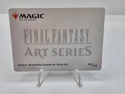 MTG Shadow, Mysterious Assassin - Art Series 26/53 - Final Fantasy MTG -Art Card - Image 2