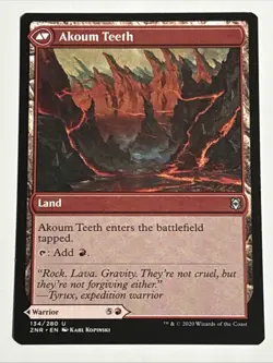 MTG Zendikar Rising Akoum Warrior 134/280 NM - Image 2