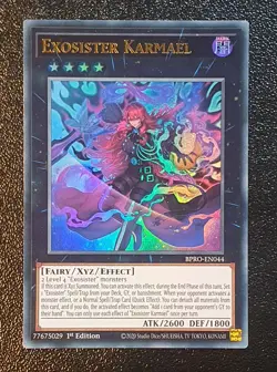 Yugioh BPRO-EN044 Exosister Karmael Ultra Rare 1st Edition MINT - Image 1
