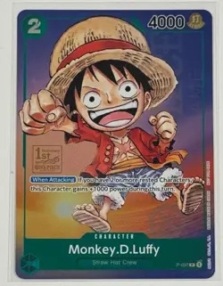2023 One Piece Monkey D. Luffy 1st Anniversary Promo P-037 English - Image 1