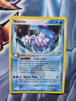 Pokemon TCG Walrein Card Hidden Legends Holo 15/101 - Image 1