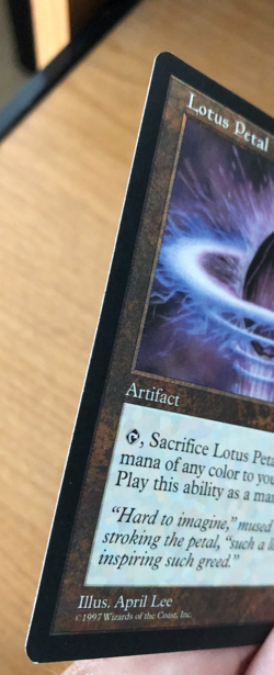 MTG - Tempest - Lotus Petal - NM - Image 4
