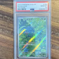 Pokemon Bulbasaur 166/165 Sv2a Card 151 Art Rare Holo PSA 10 70 HP - Image 1