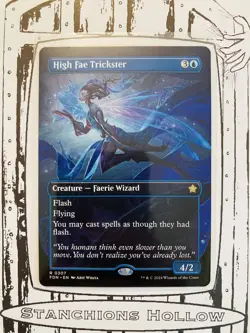 MTG High Fae Trickster (Borderless) - Foundations (FDN) R 0307 - Image 1