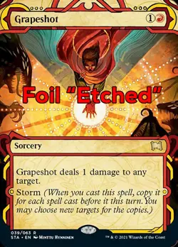 MTG GRAPESHOT FOIL EXC - MITRAGLIA - STA EN ETCHED - MAGIC - Image 1
