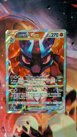 Lucario VSTAR SWSH291 Crown Zenith ETB Black Star Promo Pokemon TCG Card Sealed - Image 1