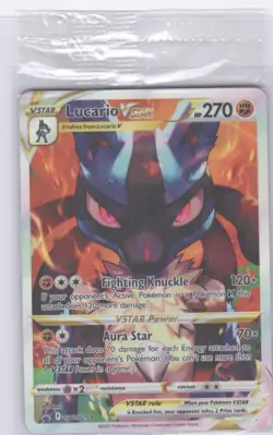 Lucario VSTAR SWSH291 Promo SWSH Black Star Pokemon NM - Image 1