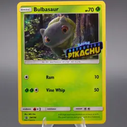 Bulbasaur - (Detective Pikachu Stamped) SM198 Promo SM Promos Pokemon TCG MP - Image 1
