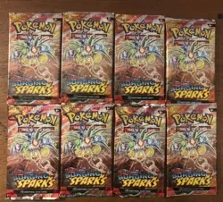 36x Pokemon Surging Sparks Booster Packs Lot Vending Machine Fresh New Sealed - Image 4