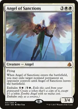 Angel of Sanctions NM #1 Amonkhet MTG - Image 1