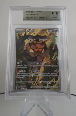 2025 Pokemon Scarlet Violet Black Bolt #131 Landorus IR BGS 9.5 Gem Mint - Image 1