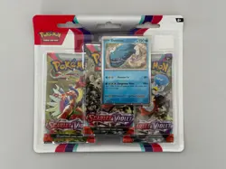 Pokemon TCG Scarlet & Violet Blister 3-Pack Boosters - Sealed Dondozo Promo x10 - Image 1