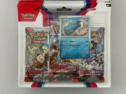 Pokemon TCG Scarlet & Violet Blister 3-Pack Boosters - Sealed Dondozo Promo x10 - Image 3