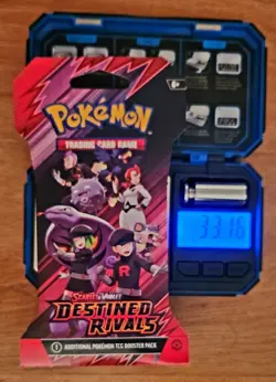 (HEAVY)🔥 33.16g Pokemon TCG Destined Rivals Sleeved Booster Pack Sealed✅ - Image 1