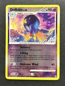 Pokemon Drifblim 16/100 Stormfront Reverse Holo - Image 1
