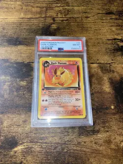 Pokemon Team Rocket 1st Edition Dark Flareon 35/82 - PSA 8 Near Mint-Mint! WOTC! - Image 1