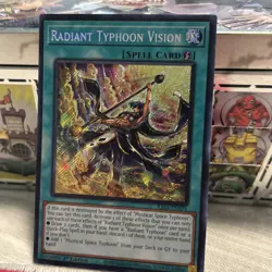 Yu-Gi-Oh! Radiant Typhoon Vision RA05 Secret Rare 1st Edition NM - Image 4