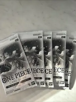 5 Pack Lot One Piece Card Game (Op-14) The Azure Sea's Seven Dash Pack - Image 1