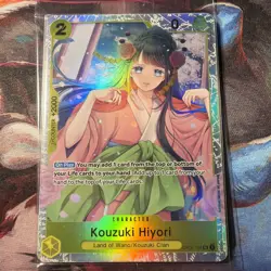 One Piece CCG Kouzuki Hiyori OP06-106 SR Wings of the Captain - Image 1