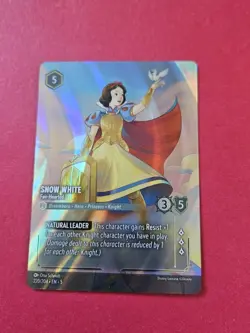 Disney Lorcana #220/204 Snow White Fair-Hearted Enchanted Shimmering Skies - Image 2