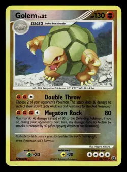 Golem 29/132 Reverse Holo Secret Wonders Pokemon Card - Image 1