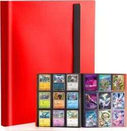 Card Binder 9-Pockets, Trading Card Binder, 20 Pages, 360 Card Capacity Collecti - Image 1