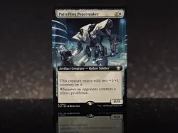 Patrolling Peacemaker #25 EOC R (Extended Art) (Non-Foil) Edge of Eternities MTG - Image 1