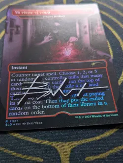 Signed Artist Proof Tibalt's Trickery Secret Lair "Ya Viene El Coco" MTG Card - Image 2