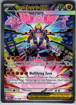 Mega Zygarde ex 120/088 SIR ME03: Perfect Order - Pokemon Card - NM - Image 1