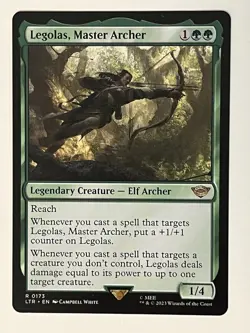 Legolas, Master Archer The Lord of the Rings Non-Foil Regular MTG - Image 1