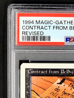 1994 MtG Magic the Gathering Revised Contract From Below Rare PSA 9 Reserve List - Image 5