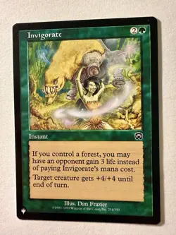 Invigorate (MMQ) The List Reprints Non-Foil MTG NM - Image 1