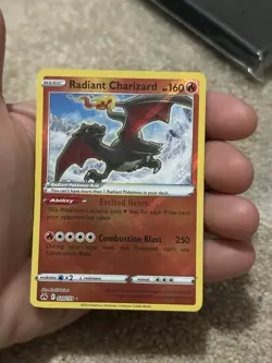 Radiant Charizard 020/159 Radiant Rare Crown Zenith Pokemon Holo Near Mint - Image 1