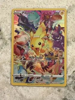 Pokemon Pikachu Crown Zenith 160/159 Secret Rare Holo 2023 TCG English - Image 1