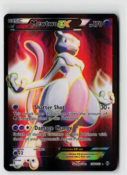 Pokemon XY - BREAKthrough #158/162 Mewtwo EX (158 Full Art) - Image 1