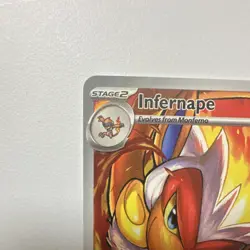 Pokemon TCG Infernape Illustration Rare Full Art Holo 173/167 Twilight Masquera… - Image 2