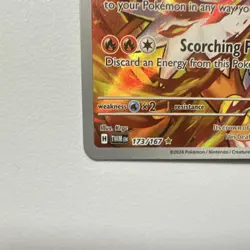 Pokemon TCG Infernape Illustration Rare Full Art Holo 173/167 Twilight Masquera… - Image 5